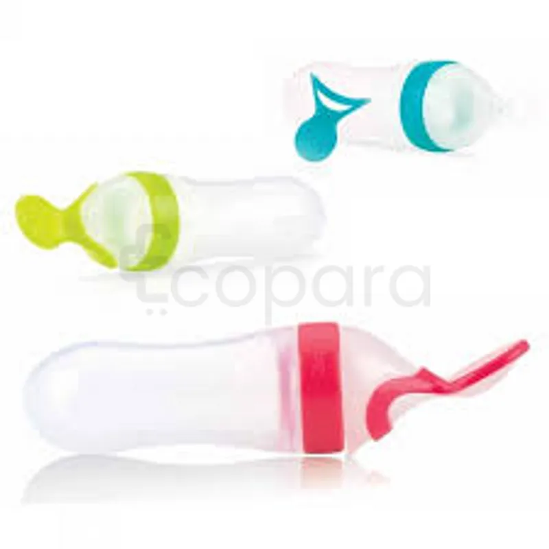 NUBY BIBERON A CUILLERE RGIDE EN SILICONE +6MOIS REFERENCE 20-ID5591