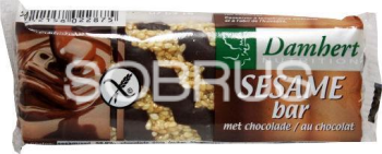 DAMHERT NUTRITION BARRE SESAME CHOCOLAT 35G