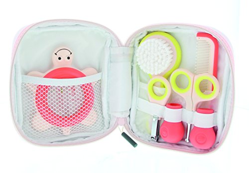 BEBE CONFORT TROUSSE DE TOILETTE SWEET SORBET ROSE FILLES BOITE DE 5 REFERENCE 32000249