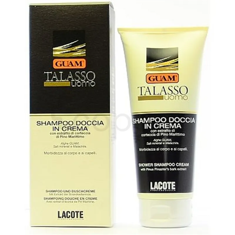 GUAM TALASSO UOMO SHAMPOOING DOUCHE CREME HOMME 200ML