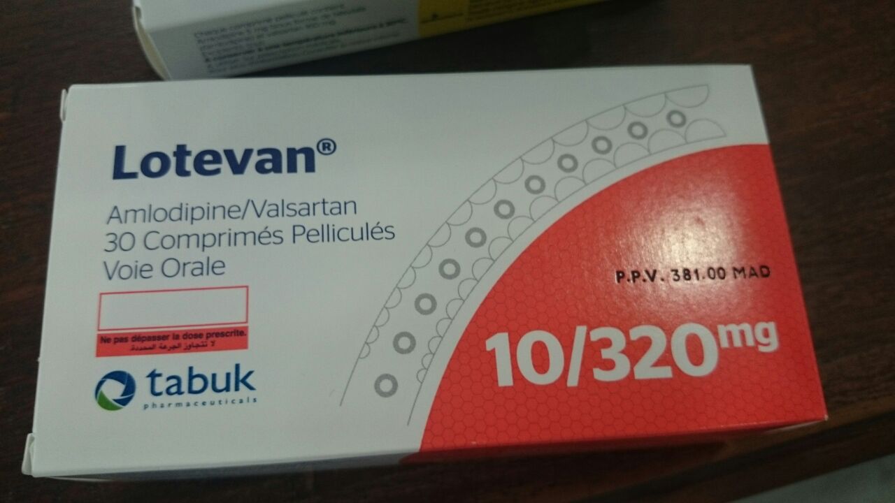 LOTEVAN 10MG/320MG BOITE DE 30 COMPRIMES