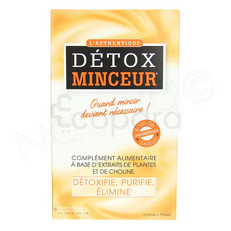 L'AUTHENTIQUE DETOX MINCEUR BOITE DE 10 STICKS