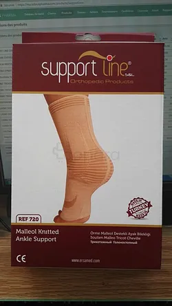 SUPPORT LINE CHEVILLÈRE MALLÉOLAIRE TISSÉE TAILLE S REFERENCE 720