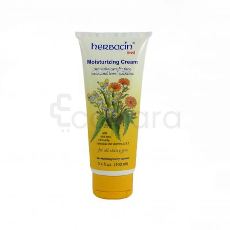 HERBACIN MED MOISTURIZING CREAM CREME HYDRATANTE 100ML
