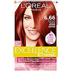 L'OREAL PARIS EXCELLENCE CREME COLORATION CHEVEUX NUMERO 6.66