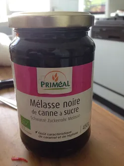 PRIMEAL MELASSE NOIRE DE CANNE A SUCRE 450G