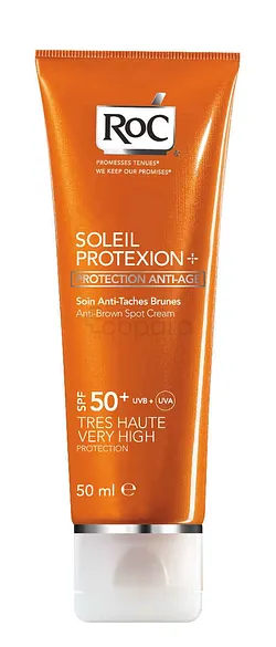 ROC SOLEIL PROTEXION+ PROTECTION ANTI-AGE SOIN ANTI-TACHE BRUNE SPF50+ 50ML