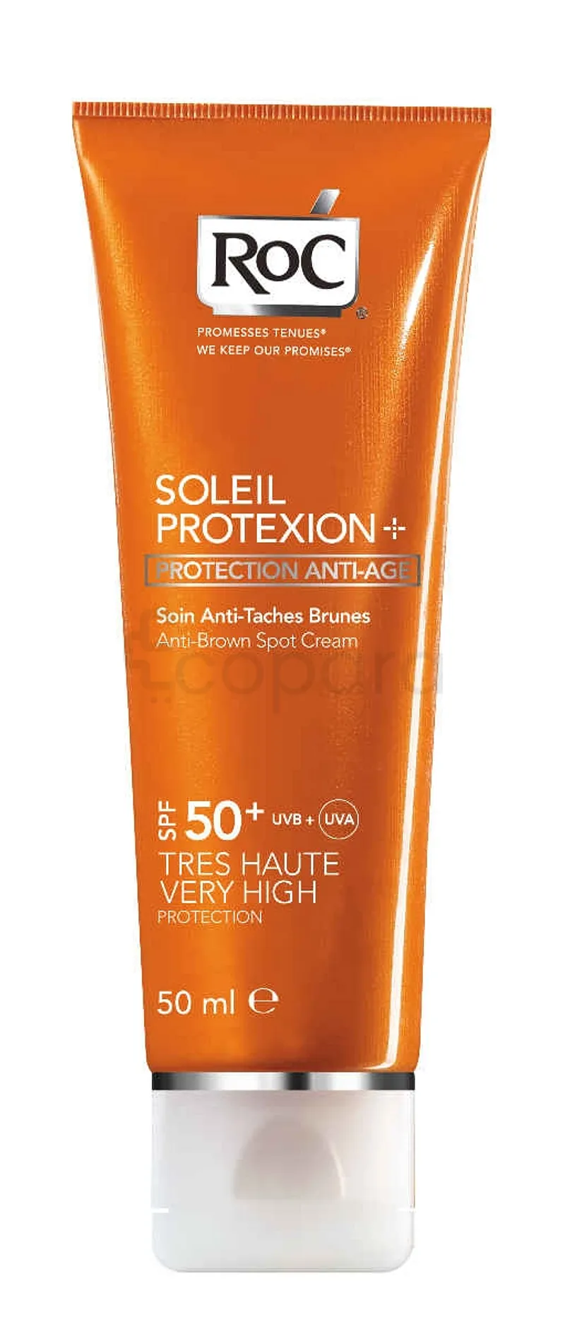 ROC SOLEIL PROTEXION+ PROTECTION ANTI-AGE SOIN ANTI-TACHE BRUNE SPF50+ 50ML