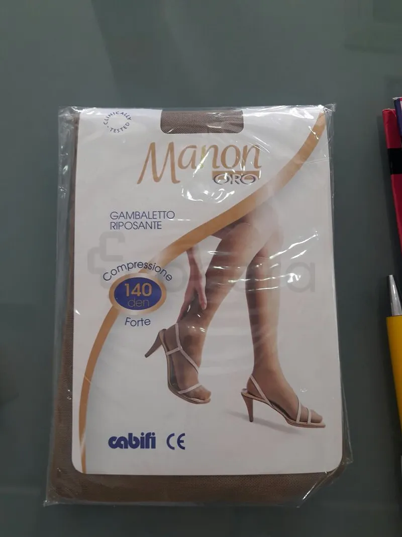 MANON ORO COLLANT 140 COMPRESSION FORTE T3/4 REFERENCE F01202 MMHG 18-22