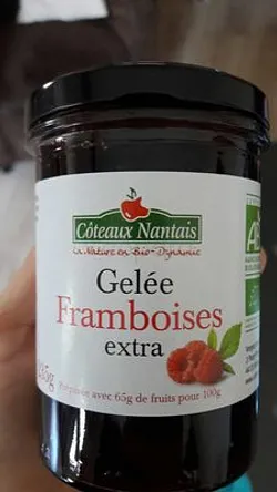 COTEAUX NANTAIS GELEE FRAMBOISES EXTRA 325G