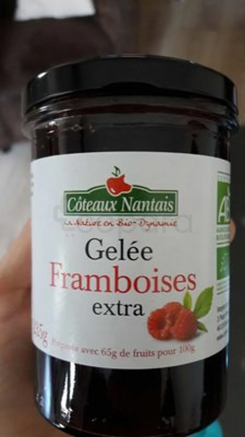 COTEAUX NANTAIS GELEE FRAMBOISES EXTRA 325G