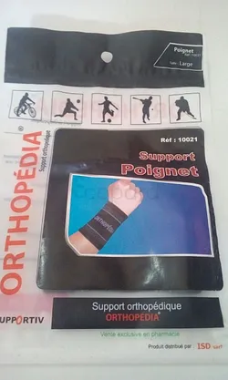 ORTHOPEDIA SUPPORT POIGNET TAILLE L REFERENCE 10021