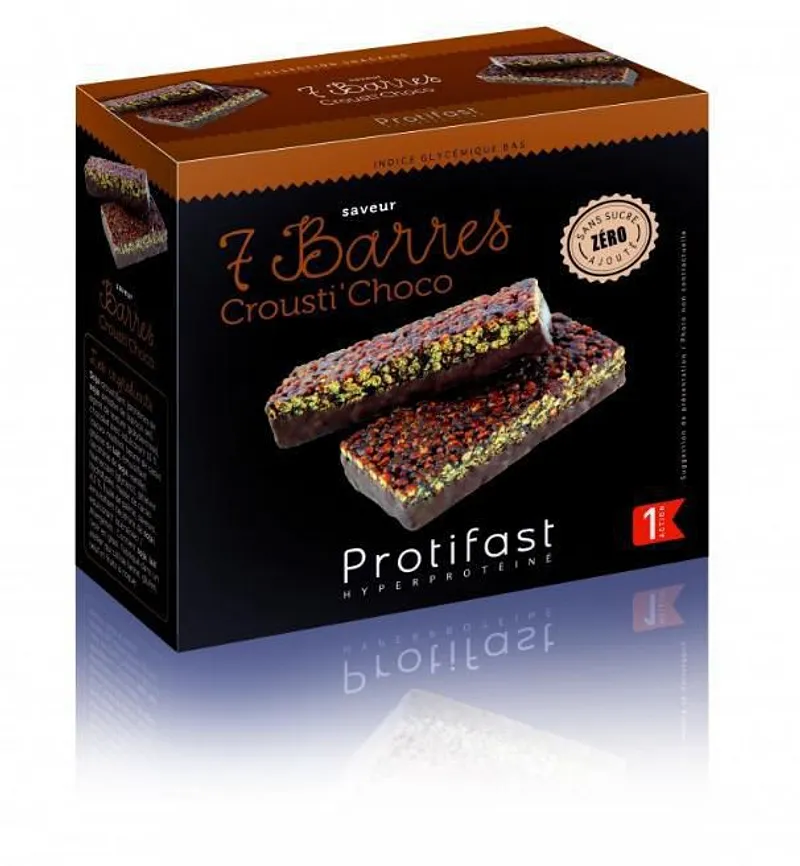 PROTIFAST CROUSTI CHOCO BOITE DE 7 BARRES