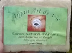 ARGAN ART DE VIE SAVON NATUREL D'ARGAN ANTI BACTERIAN A L'ORIGAN
