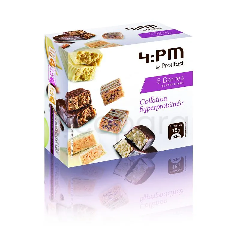 PROTIFAST 4PM BARRES COLLATION HYPERPROTEINES BOITE DE 5