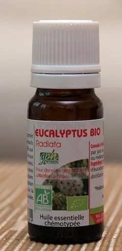 GPH HUILE ESSENTIELLE EUCALYPTUS BIO RADIATA 10ML