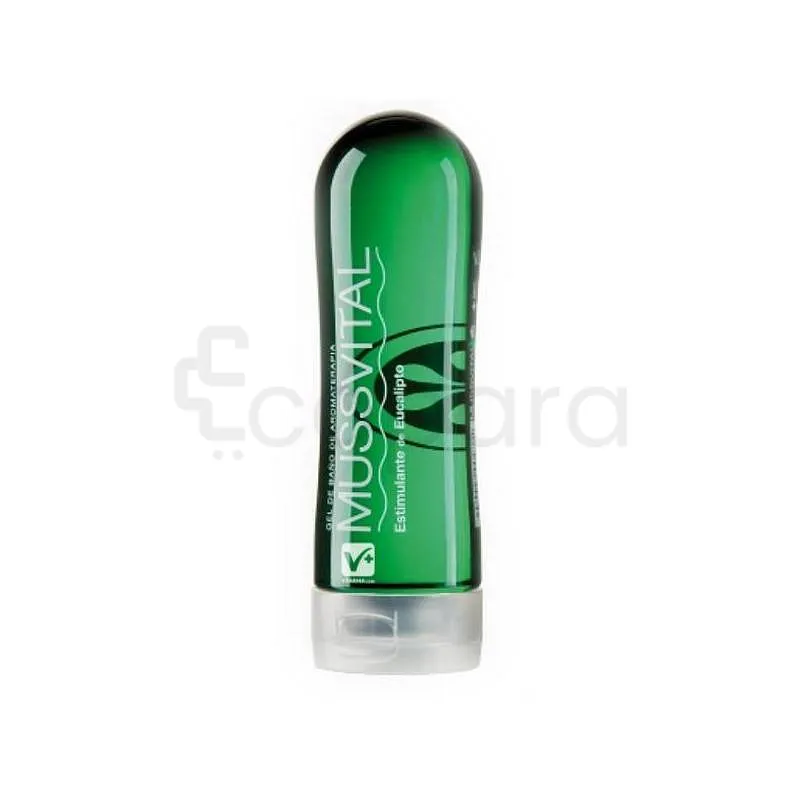 MUSSVITAL GEL DE BANO DE AROMATERAPIA ESTIMULANTE DE EUCALIPTO 300ML