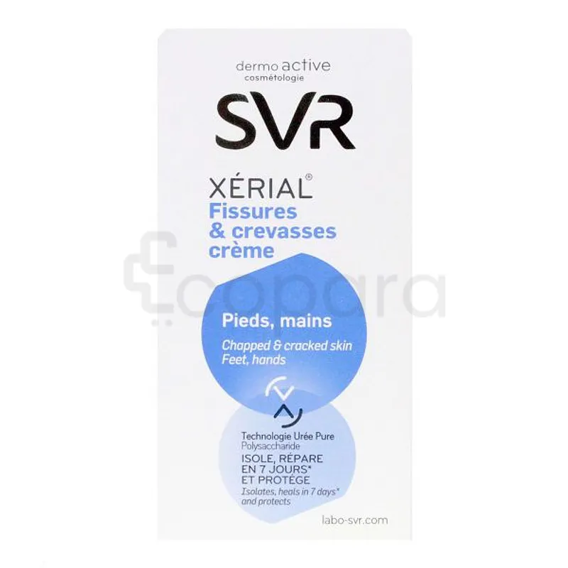 XERIAL FISSURES ET CREVASSES CREME MAINS ET PIEDS 40ML