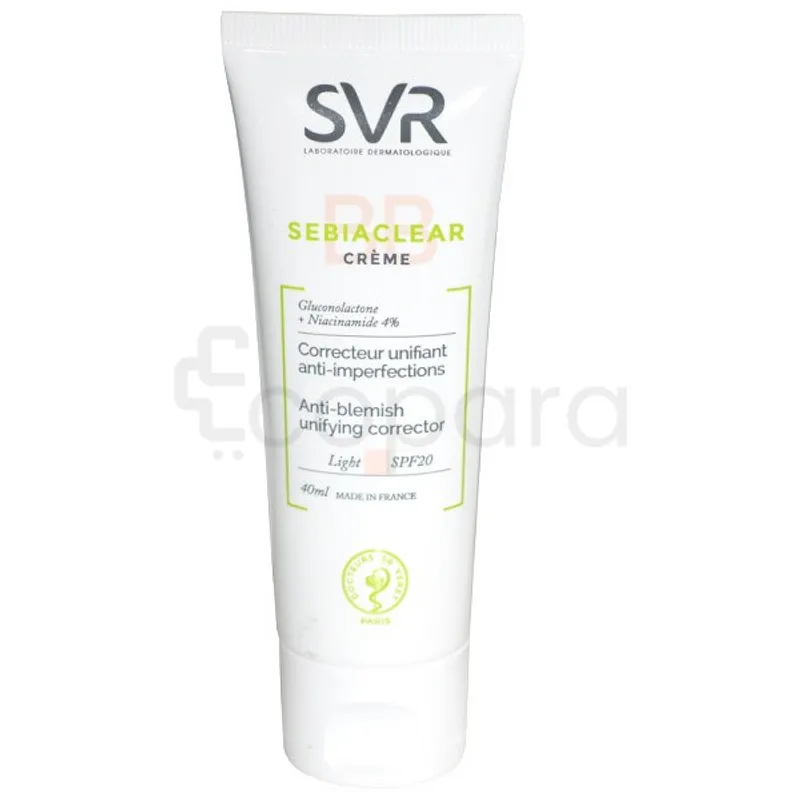 SVR SEBIACLEAR BB CREME LIGHT SPF20 40ML