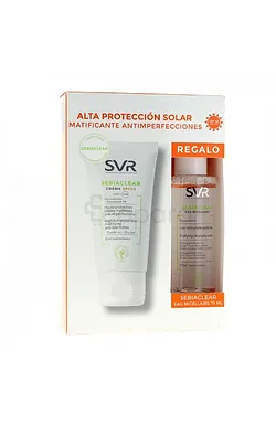 SVR SEBIACLEAR CREME SPF50 50ML + SEBIACLEAR EAU MICELLAIRE 75ML OFFERT