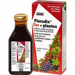 SALUS FLORADIX FER + PLANTES 250ML