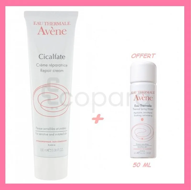 AVENE CICALFATE CREME REPARATRICE 40ML + AVENE EAU THERMALE 50ML OFFERT