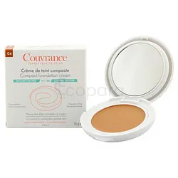 AVENE COUVRANCE CREME DE TEINT COMPACTE NUMERO 04 MIEL SPF30 PEAUX NORMALES A MIXTES 10G
