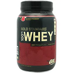 OPTIMUM NUTRITION ON 100% WHEY GOLD STANDARD DELICIOUS STRAWBERRY 2POUNDS