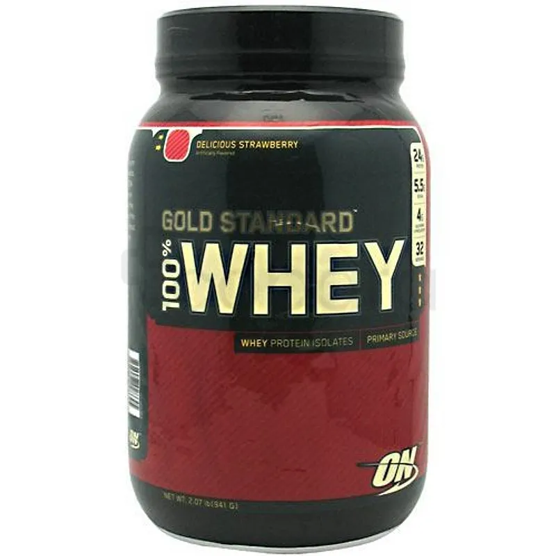 OPTIMUM NUTRITION ON 100% WHEY GOLD STANDARD DELICIOUS STRAWBERRY 2POUNDS