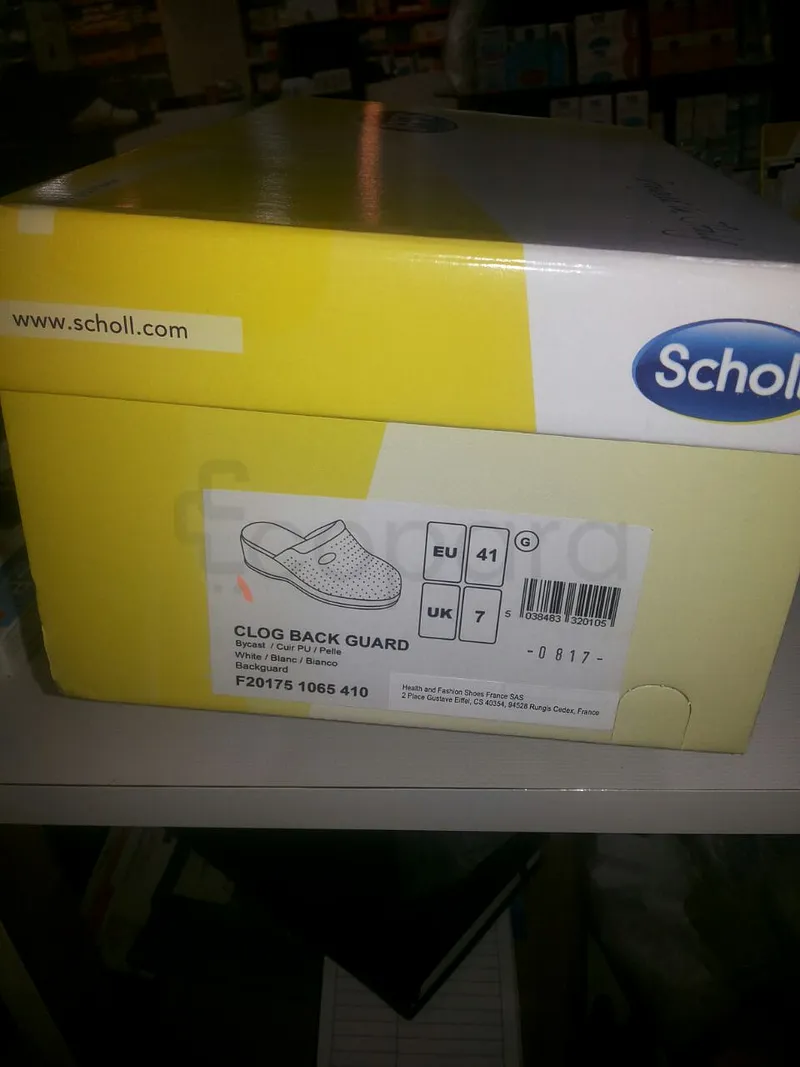 SCHOLL SABOT BACK GUARD BLANC TAILLE 41