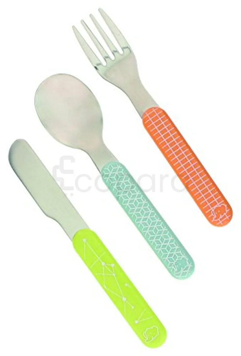 BEBE CONFORT 3 COUVERTS METAL UNDER THE RAINBOW +18MOIS REFERENCE 31000351
