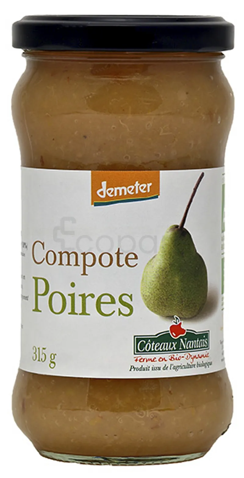 COTEAUX NANTAIS COMPOTE POIRES 315G