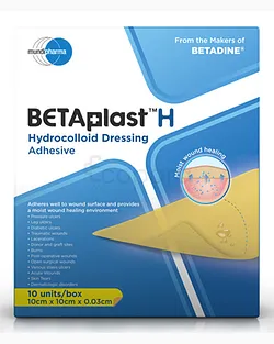 BETAPLAST H SILVER HYDROCOLLOID DRESSING ADHESIVE BOITE DE 10