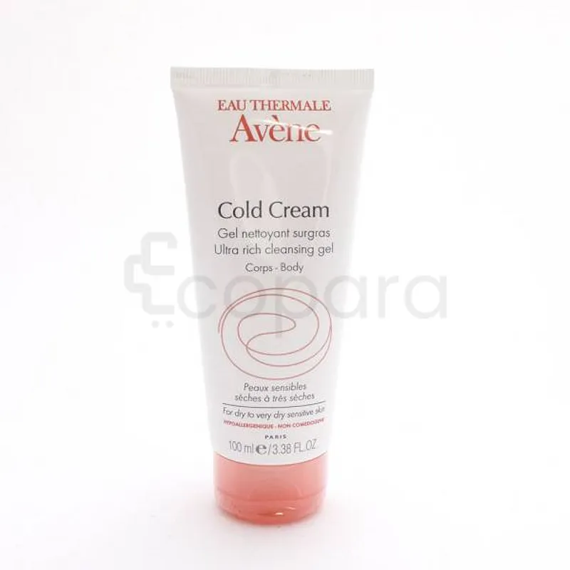 AVENE COLD CREAM GEL NETTOYANT SURGRAS 100ML