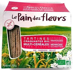 LE PAIN DES FLEURS TARTINES CRAQUANTES MULTI-CEREALES 150G