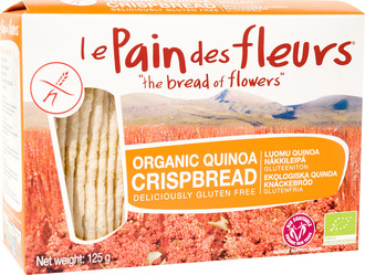 LE PAIN DES FLEURS TARTINES CRAQUANTES BIO AU QUINOA ORGANIC QUINOA CRISPBREAD 150G