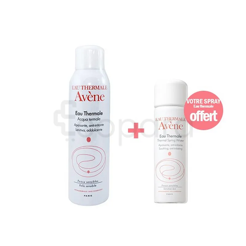 AVENE EAU THERMALE 150ML + AVENE EAU THERMALE 50ML OFFERT