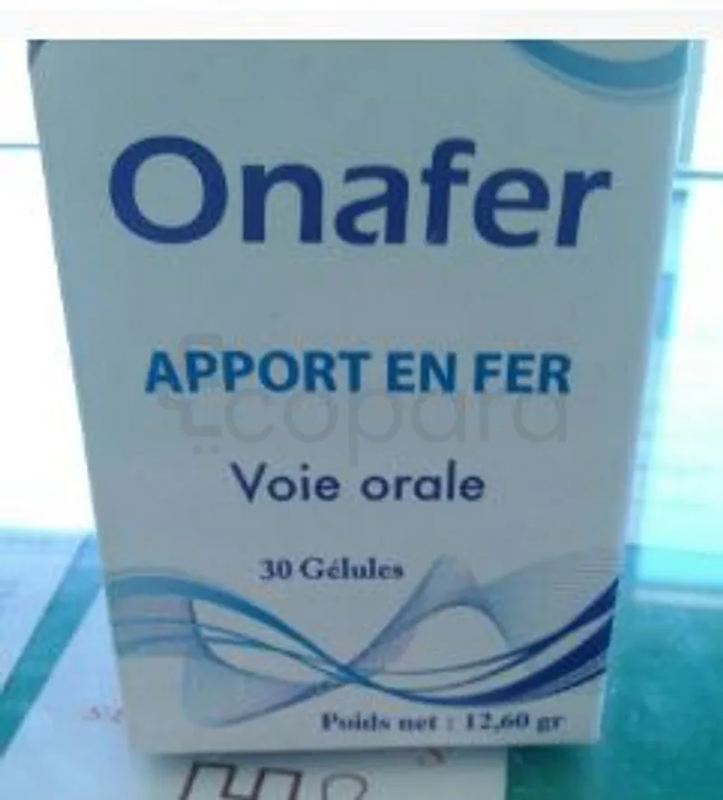 ONAFER APPORT EN FER BOITE DE 30 GELULES
