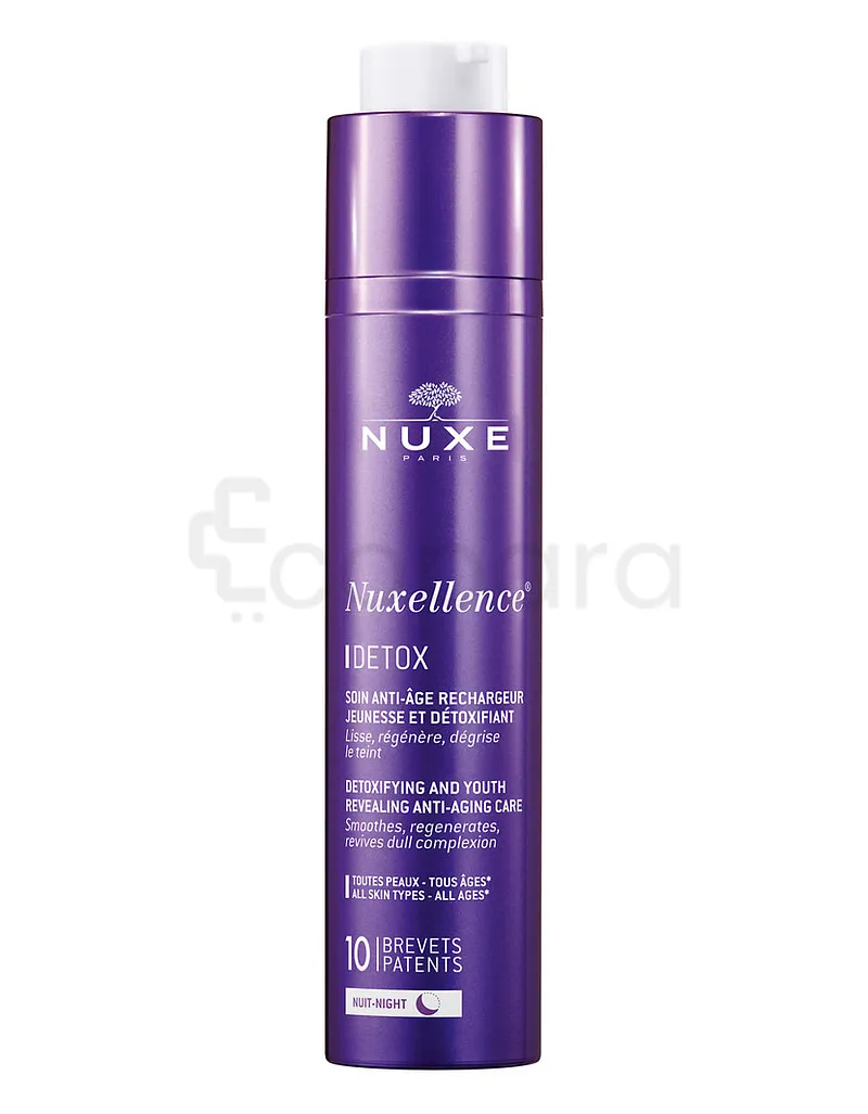 NUXE NUXELLENCE DETOX NUIT SOIN ANTI-AGE RECHARGEUR JEUNESSE ET DETOXFIFIANT 50ML