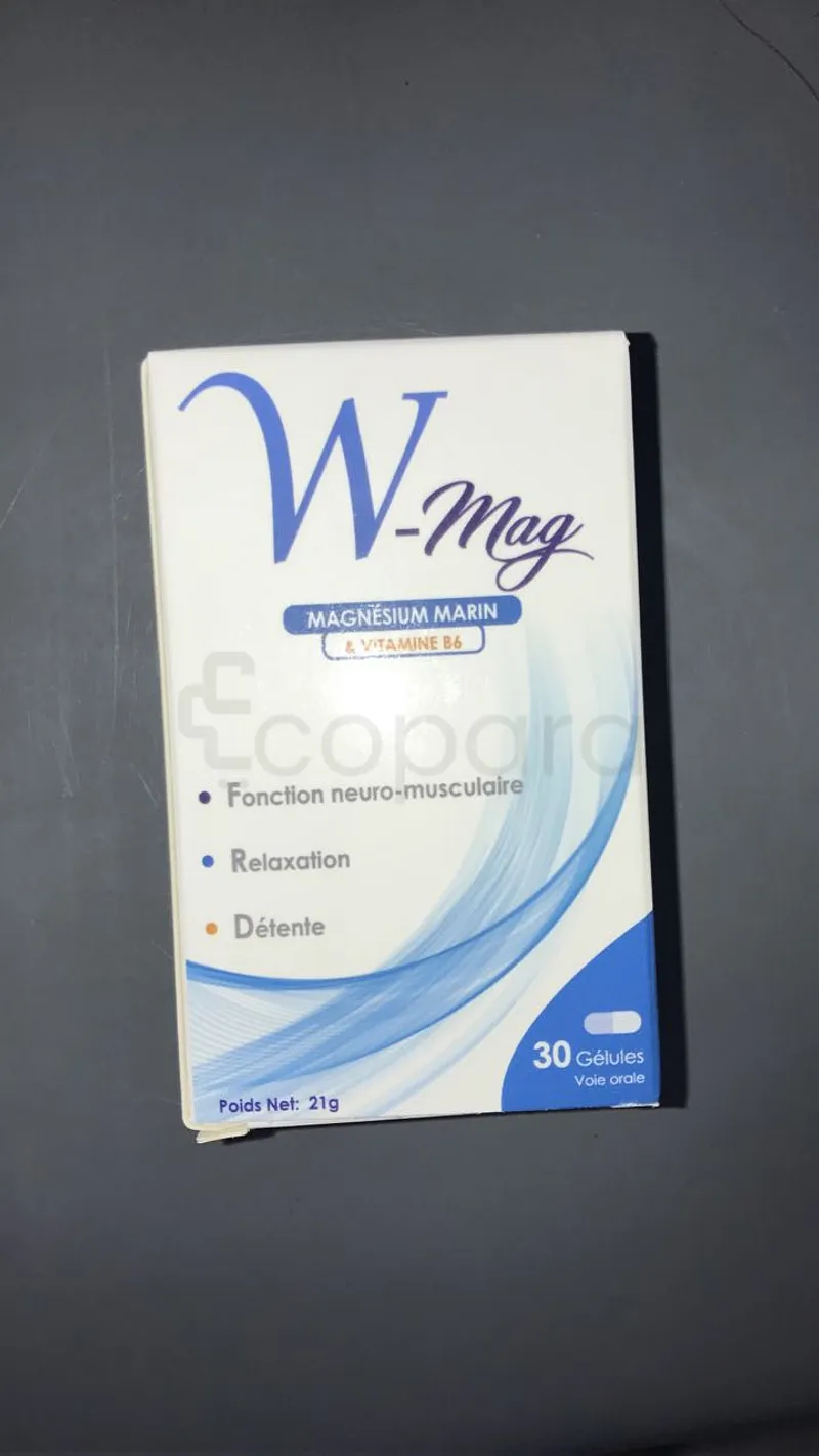W-MAG MAGNESIUM MARIN BOITE DE 30 GELULES