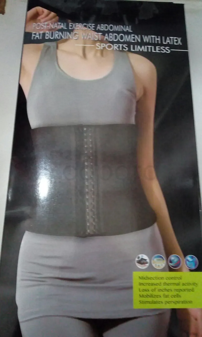 SPORTS LIMITLESS POST NATAL EXERCICE ABDOMINAL FAT BURNING WAIST ABDOMEN WITH LATEX TAILLE XXL