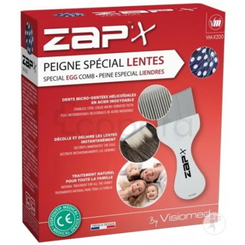 VISIOMED ZAP X PEIGNE SPECIAL LENTES SPECIAL EGG COMB REFERENCE VM-X200