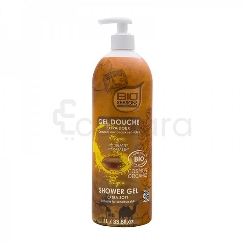 BIO SEASONS BS GEL DOUCHE HUILE D'ARGAN 1L