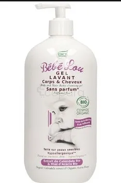 BIO SEASONS BS BEBE LOU GEL LAVANT CORPS ET CHEVEUX 1L