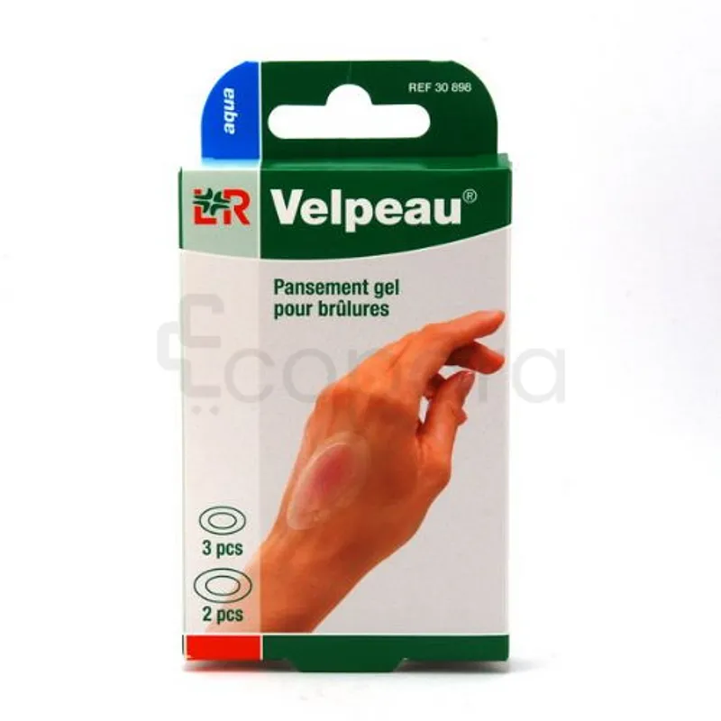 LOHMANN ET RAUSCHER LR VELPEAU PANSEMENT GEL POUR BRULURES BOITE 5 REFERENCE 30898