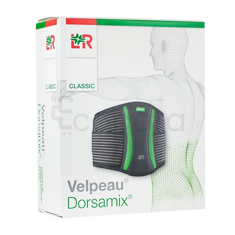LOHMANN ET RAUSCHER LR VELPEAU DORSAMIX CEINTURE DE SOUTIEN LOMBAIRE NOIR 21CM TAILLE 4 REFERENCE R2021