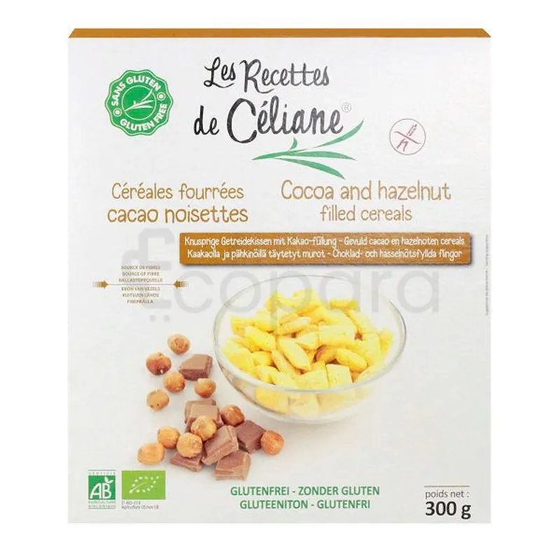 LES RECETTES DE CELIANE CEREALES FOURREES CACAO NOISETTES 300G