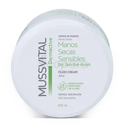 MUSSVITAL DERMACTIVE CREME MAINS SECHES ET SENSIBLES 200ML