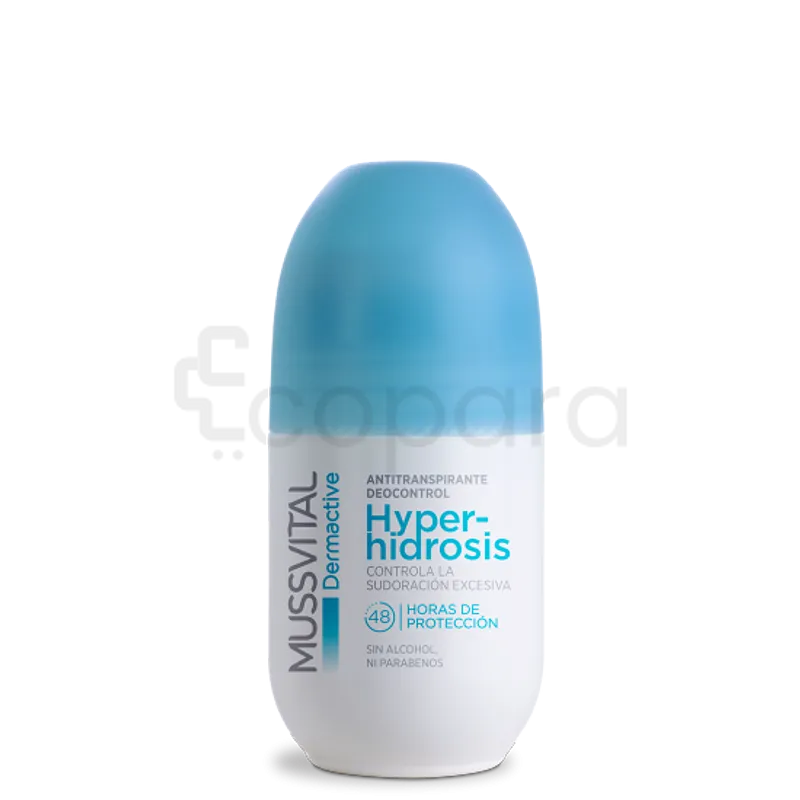 MUSSVITAL DERMACTIVE DEODORANT ROLL HYPER-HIDROSIS 75ML