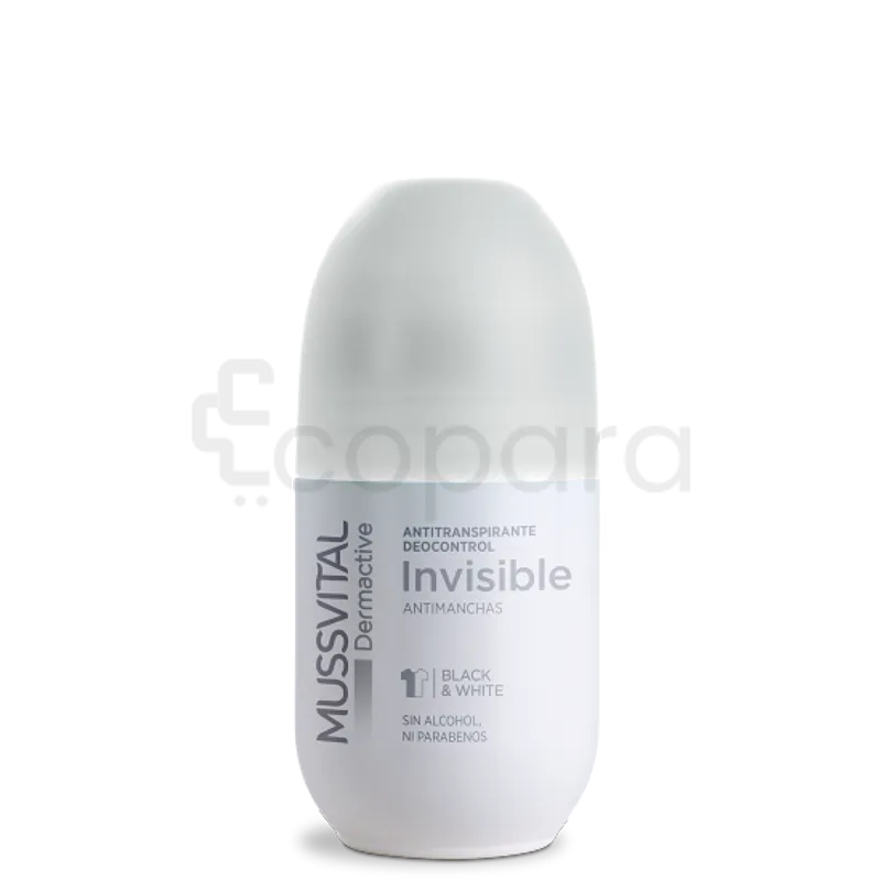 MUSSVITAL DERMACTIVE DEODORANT ROLL INVISIBLE 75ML